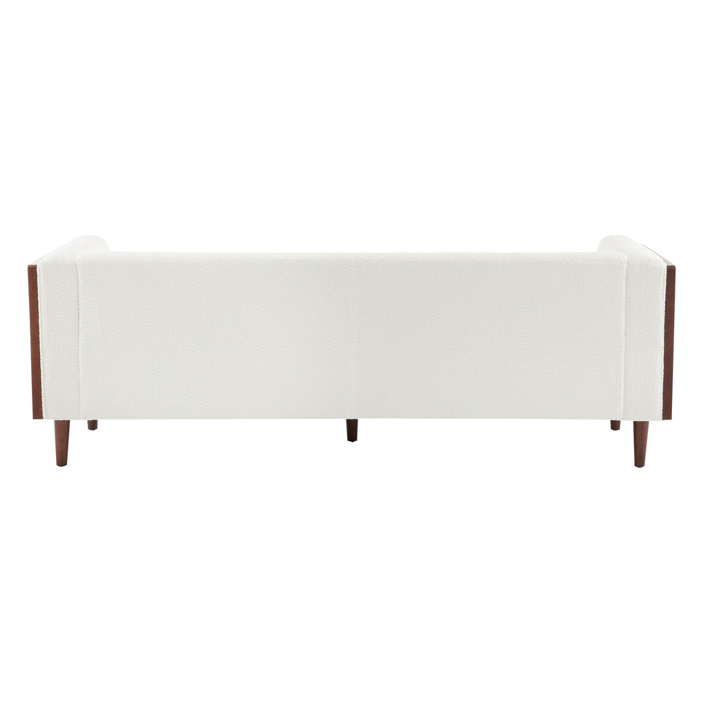 Contemporary 3 Seater Sofa With Tufted Design
