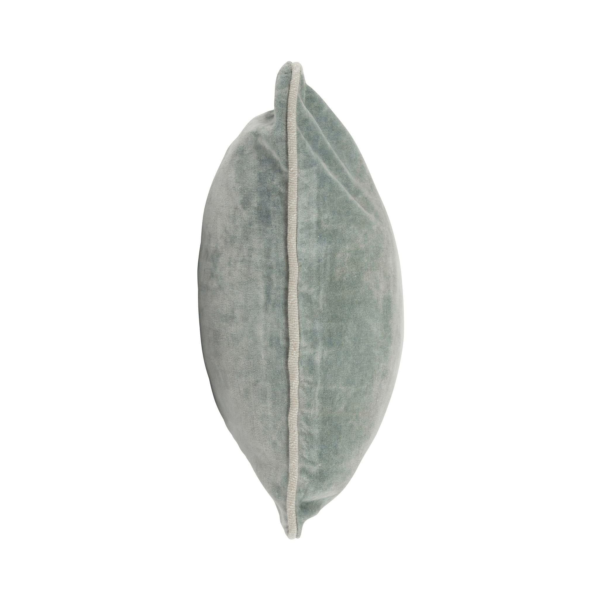 Heirloom Velvet - SLD Pillow - Bay Green