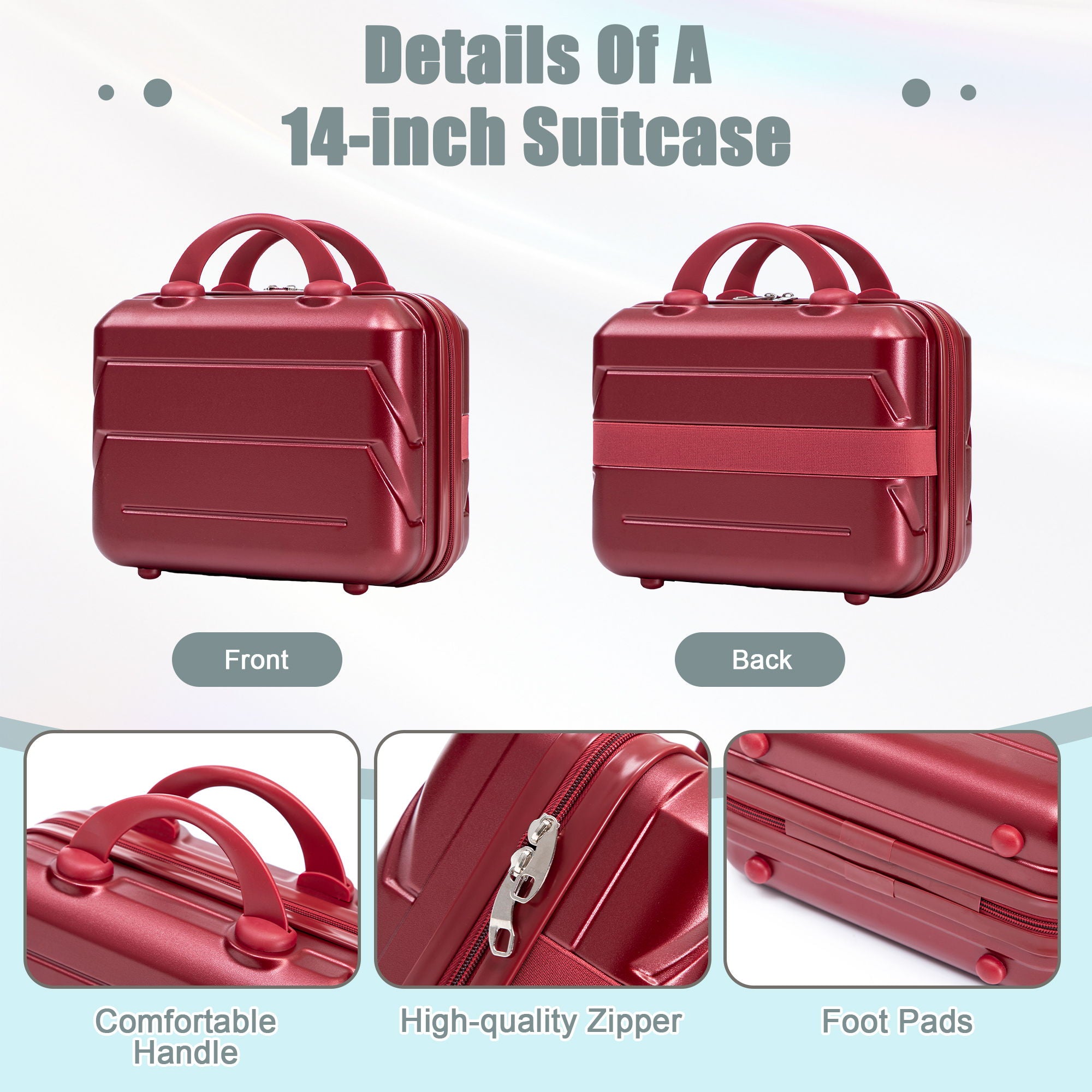 Spinner Luggage Set With Combination Lock