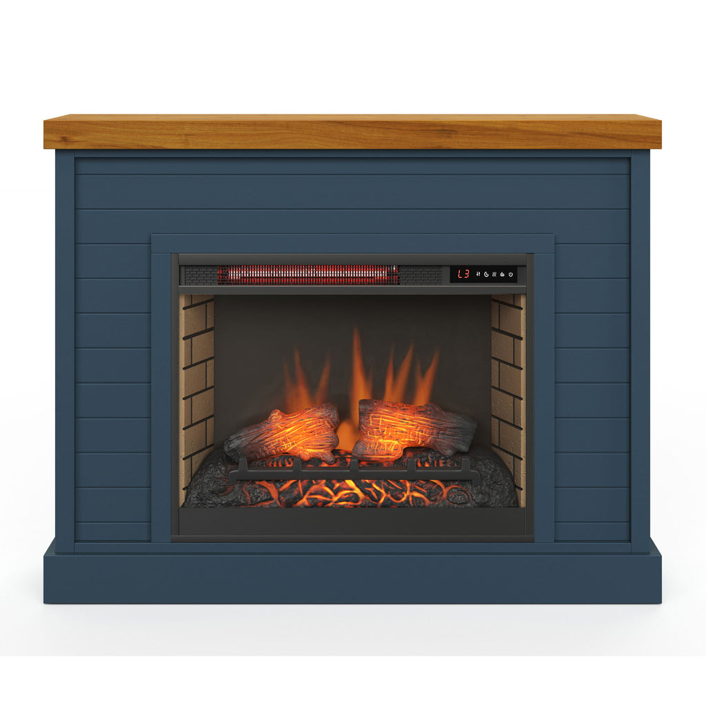 48" Fireplace With Mantel