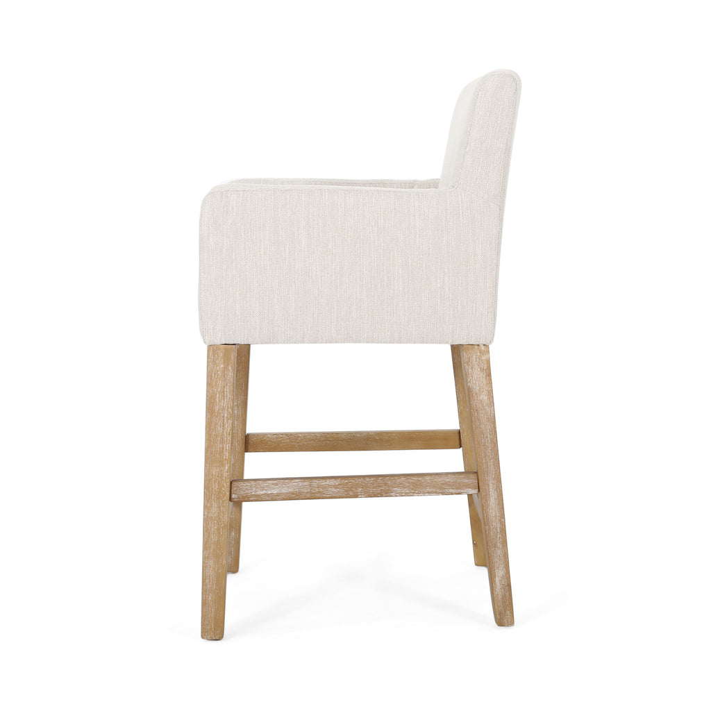 Serenitia - Upholstered Counter Chair With Straight Arm