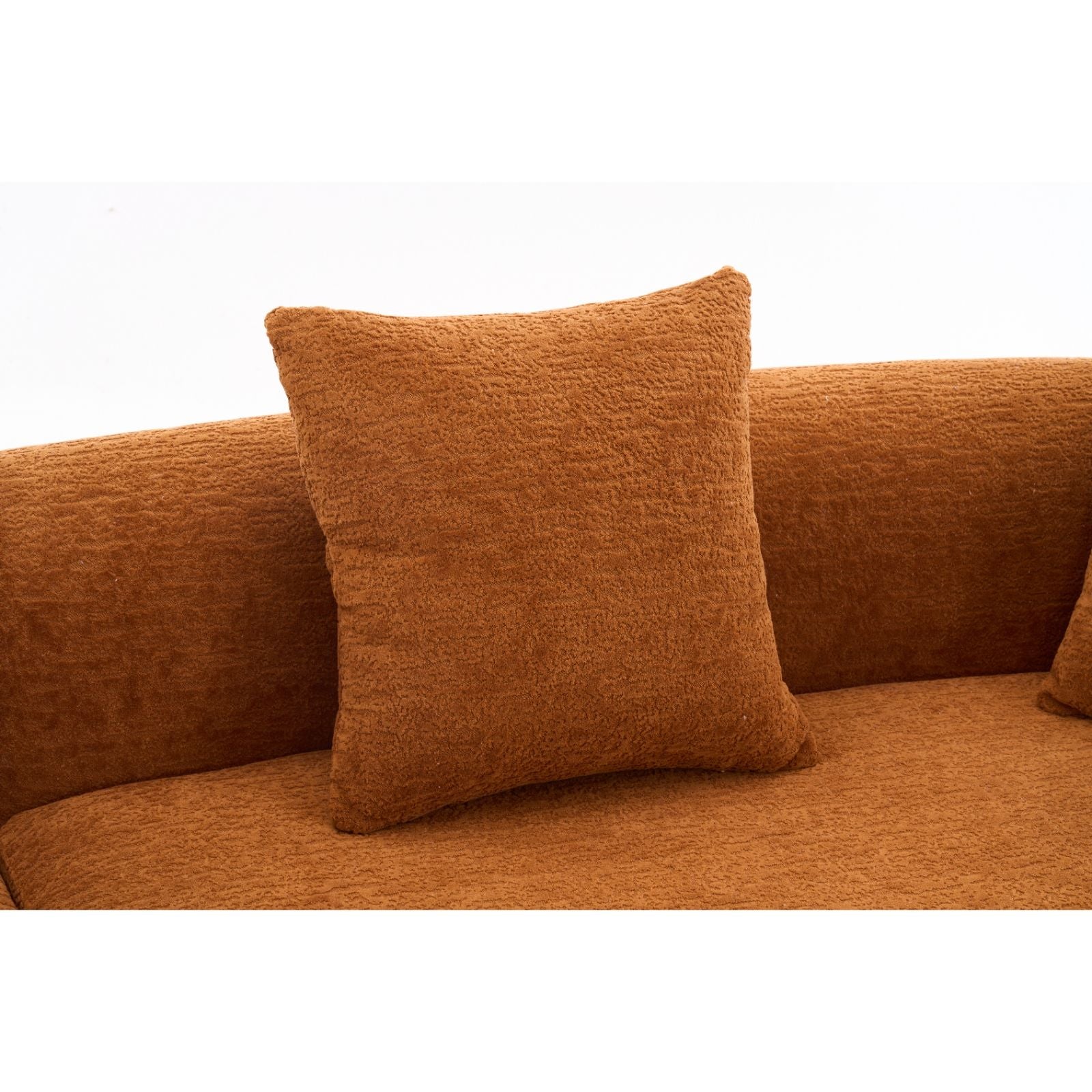 4 Seater Sofa With Fabric, 30D, 60 Hardness Full Sponge, 4 Pillow For Living Room, Home Furniture Sleeper Sectional Sofa For Apartment