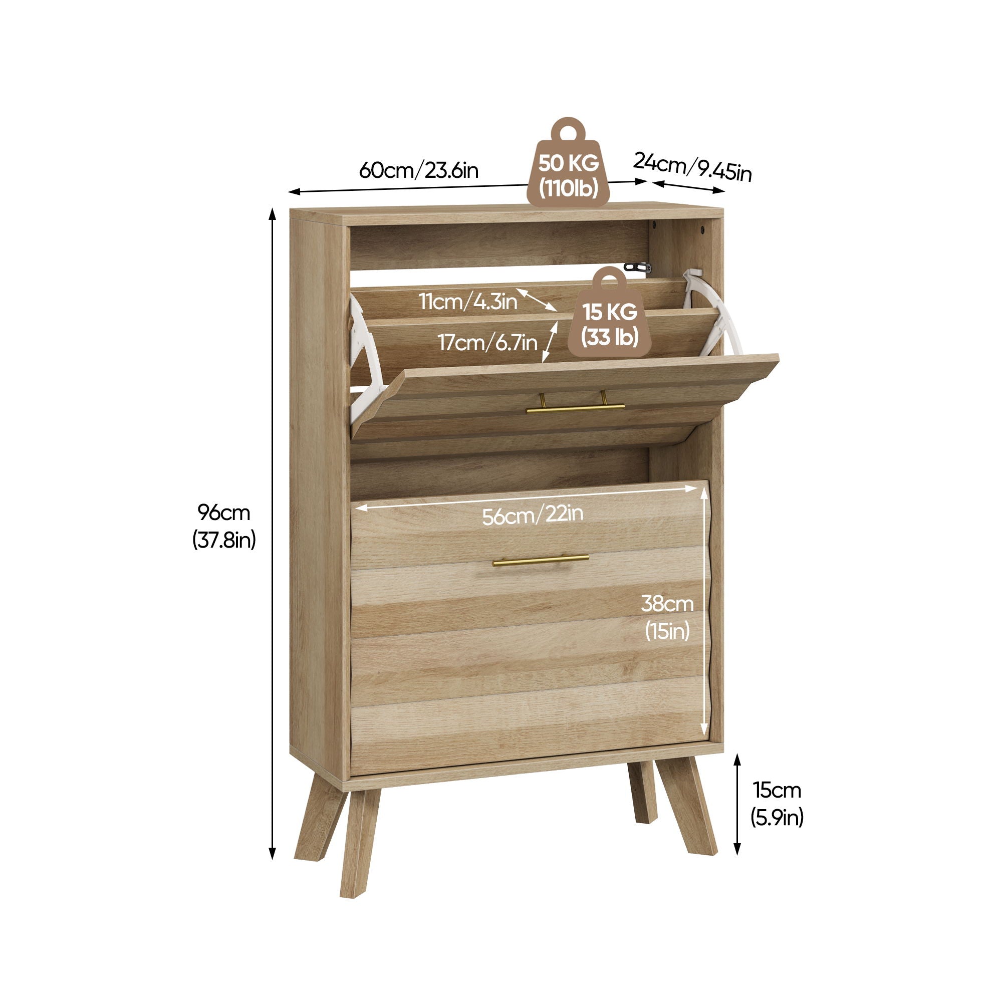 Flip Top Shoe Cabinet