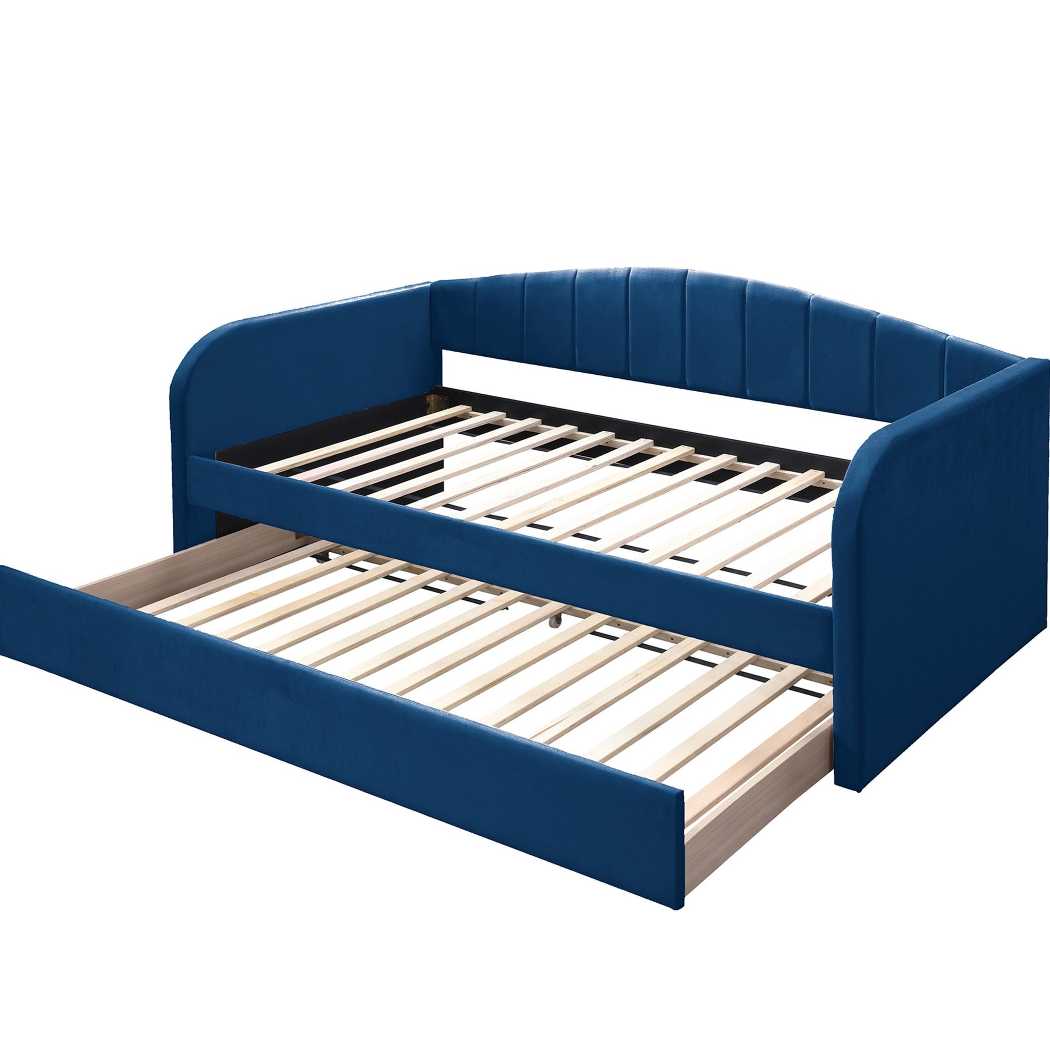 Modern Day Bed Trundle With Slat Support