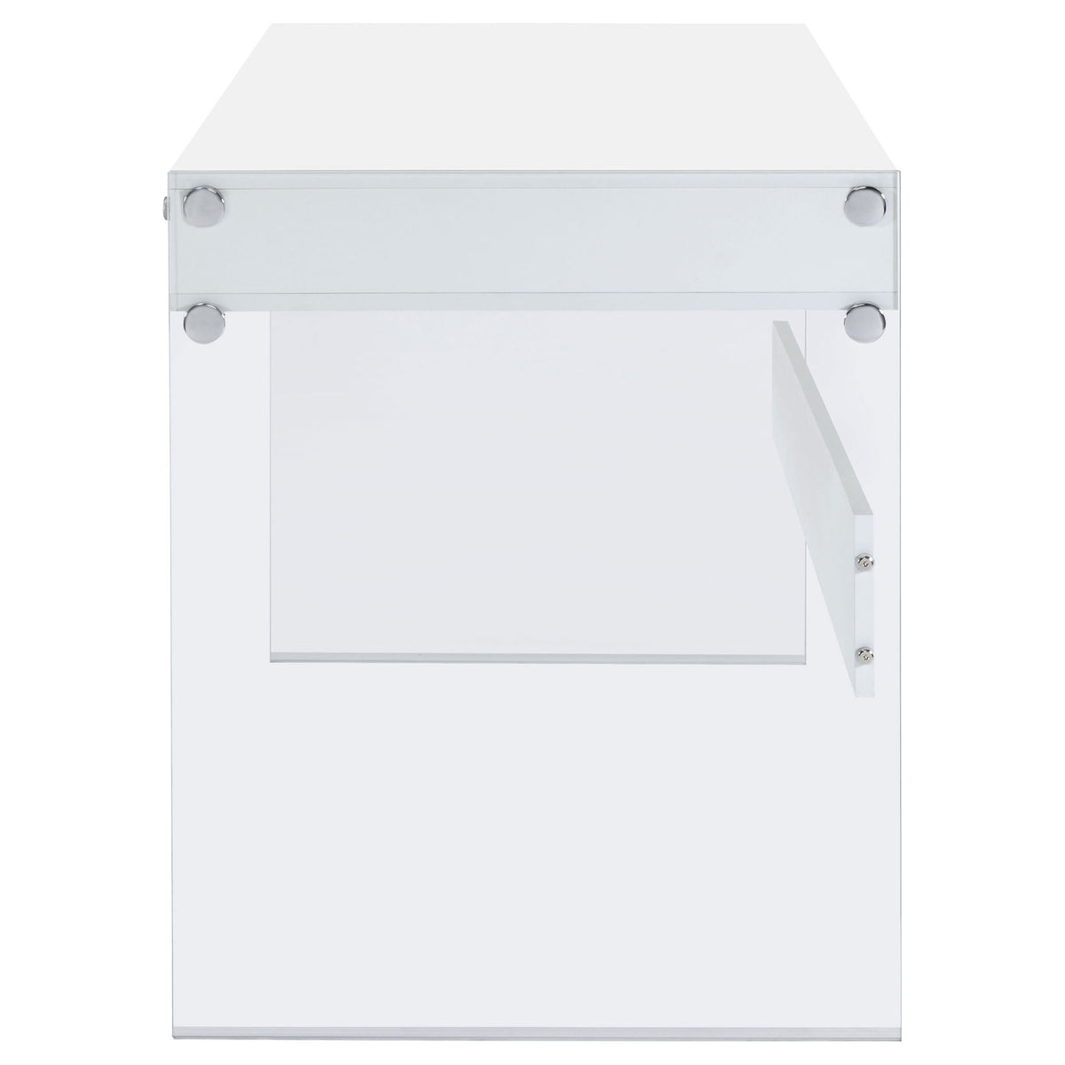Barretta - 2 Drawer Writing Desk - Gloss White
