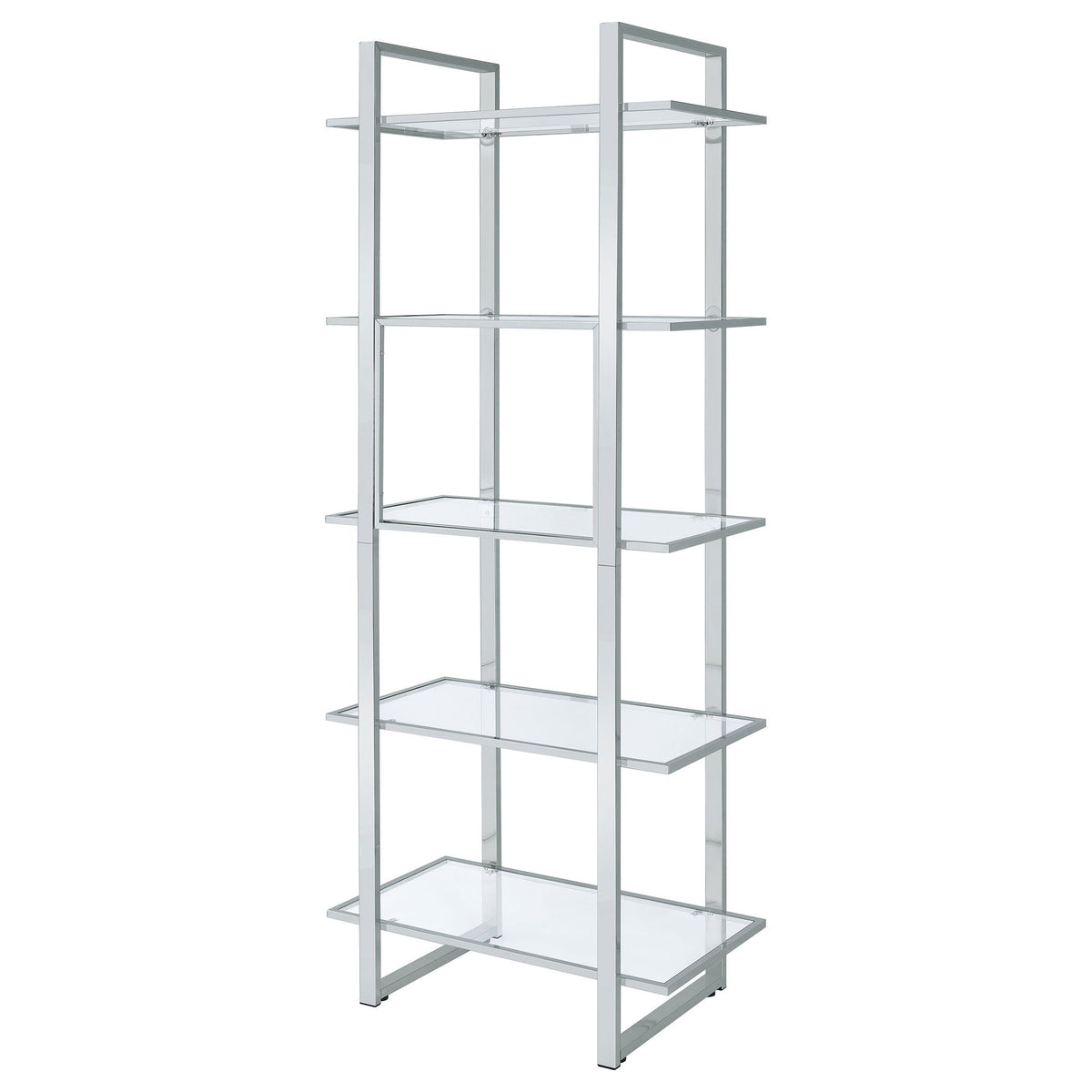 Colfax - 5 Shelf Bookshelf - Clear