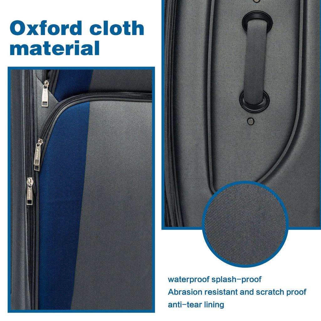 4 Piece Set Softshell Luggage