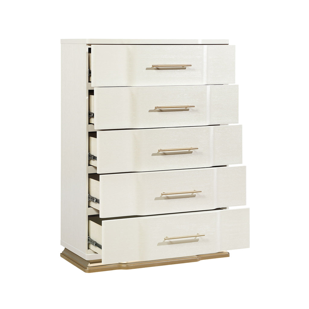 Lexington - 5 Drawer Chest - Beige