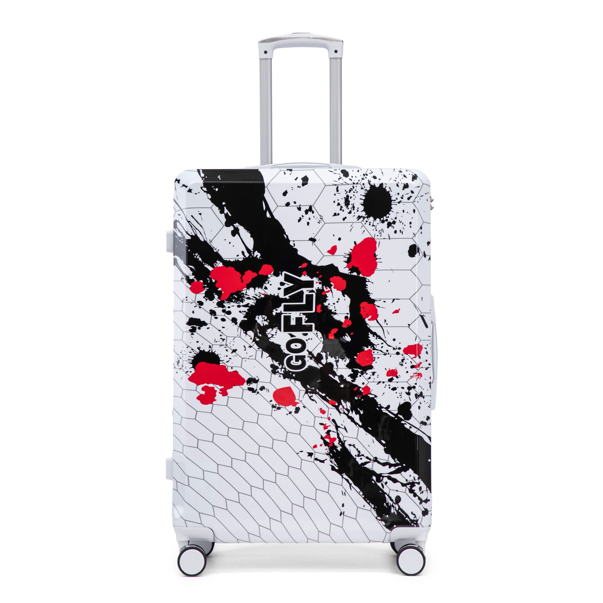 Luggage With Printed Pattern, Combination Lock