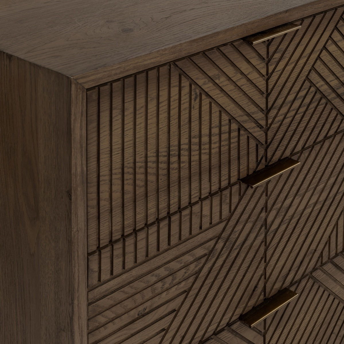 Santa - 6-Drawer Dresser - Toasted Brown