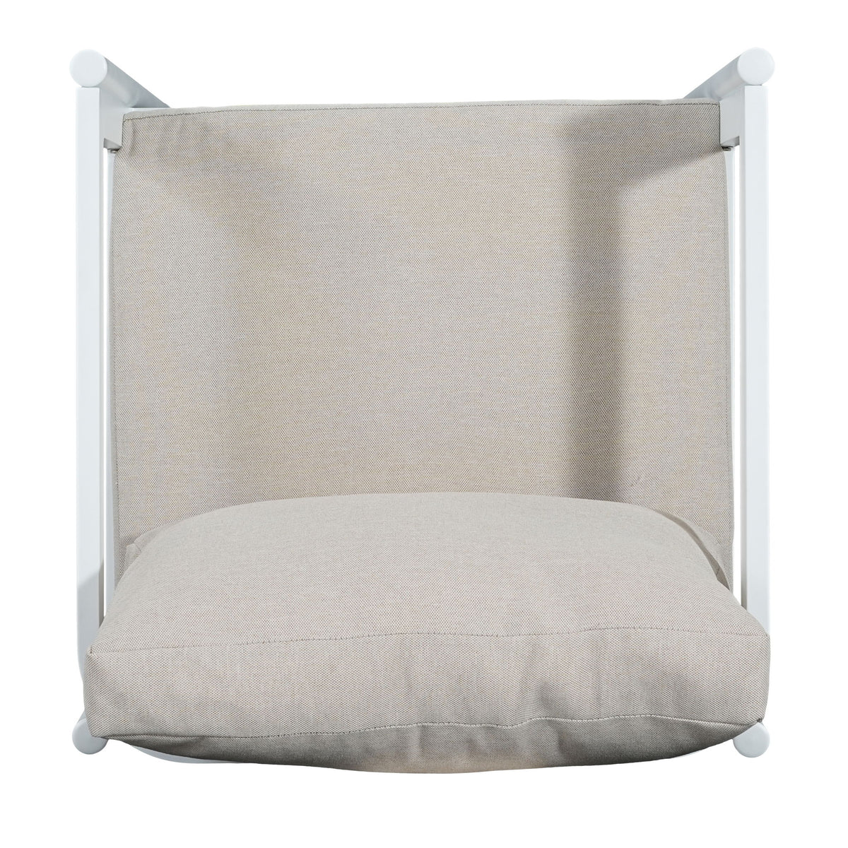 All-Weather Outdoor Dining Chair (Set of 2) - Beige / White