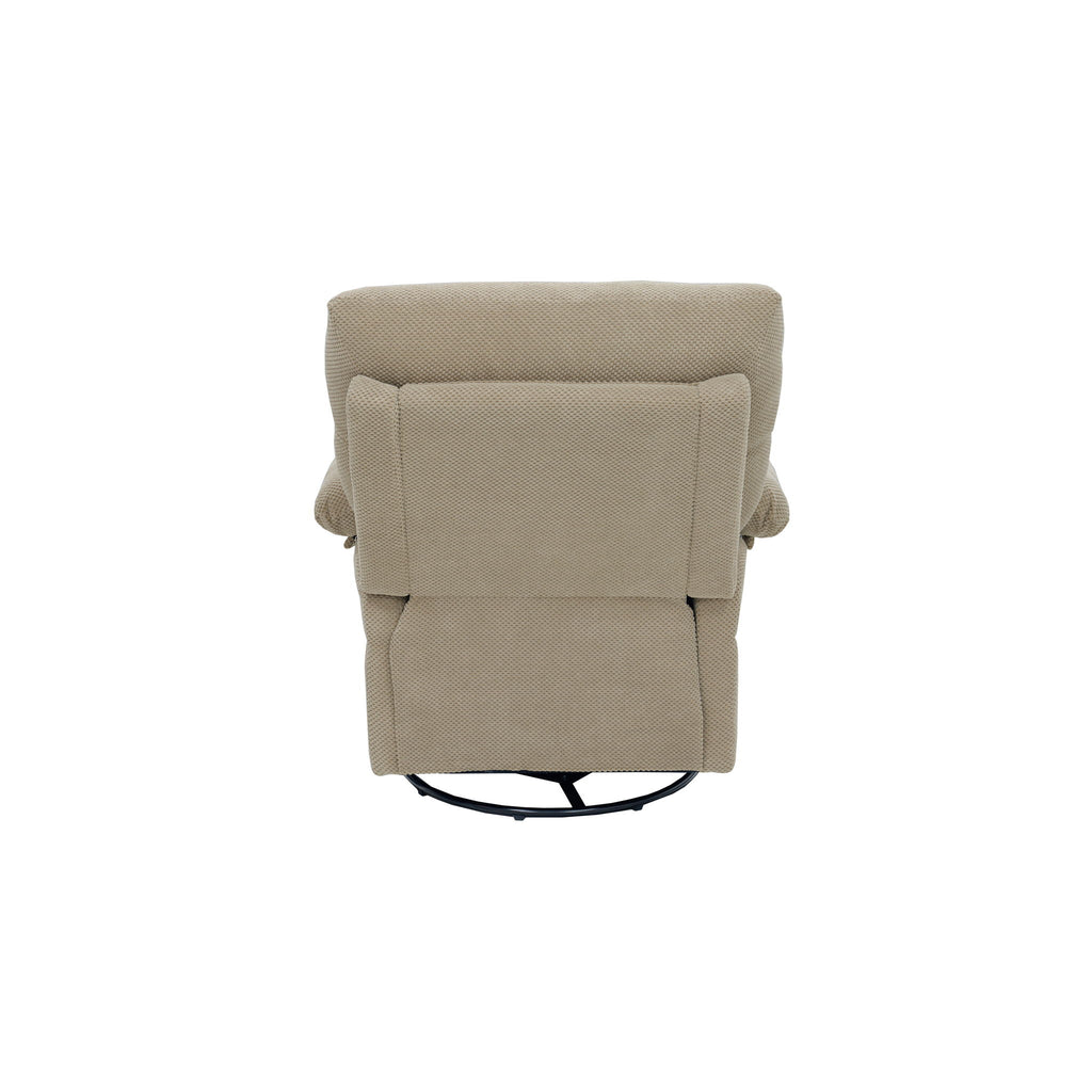 Swivel Rocker Recliner Chair With Manual Recline For Living Room