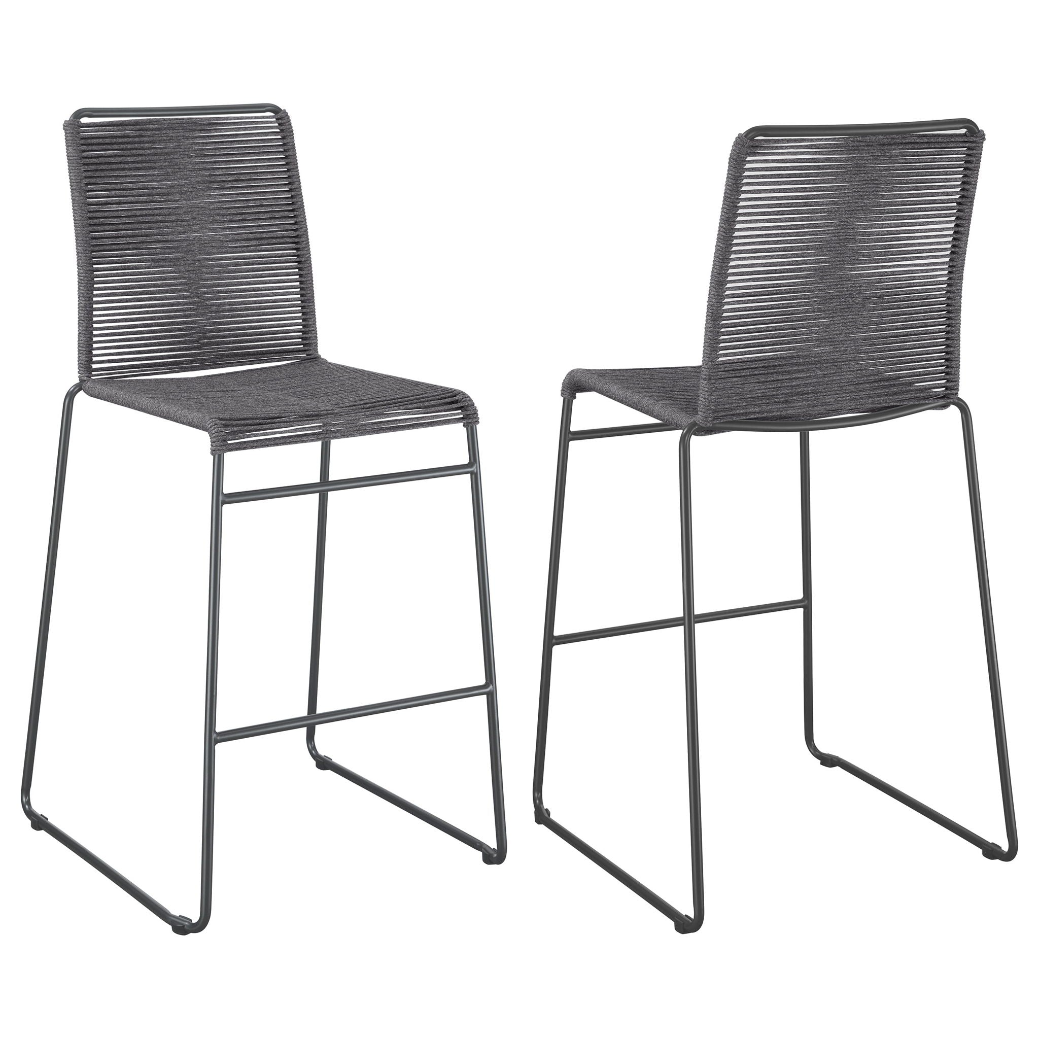 Jerome - Bar Chair (Set of 2) - Charcoal