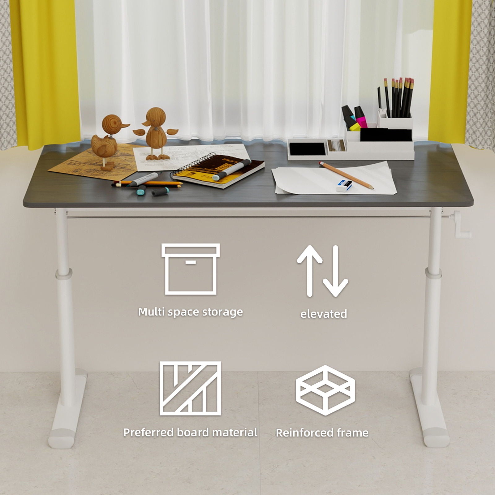 Adjustable Home Office Desk