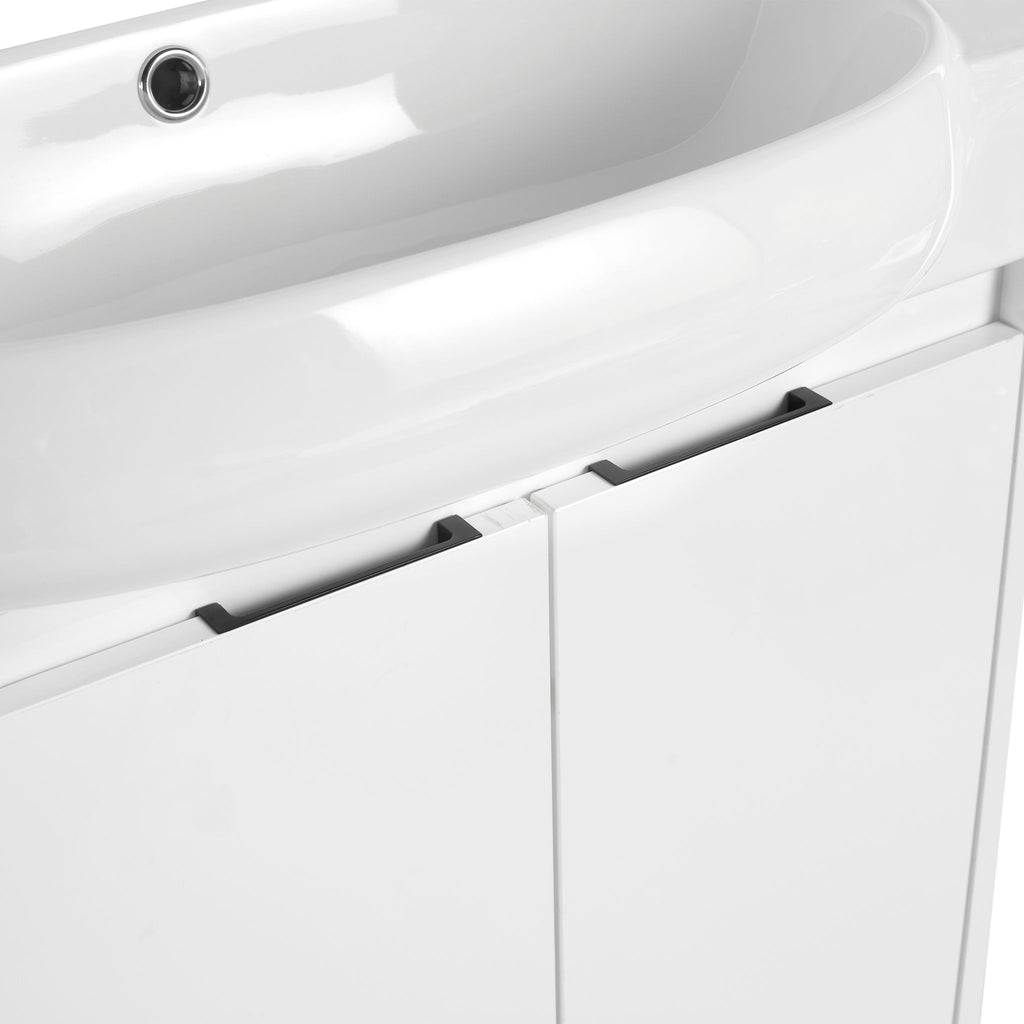 Freestanding Bathroom Vanity & Sink, Soft Close Doors