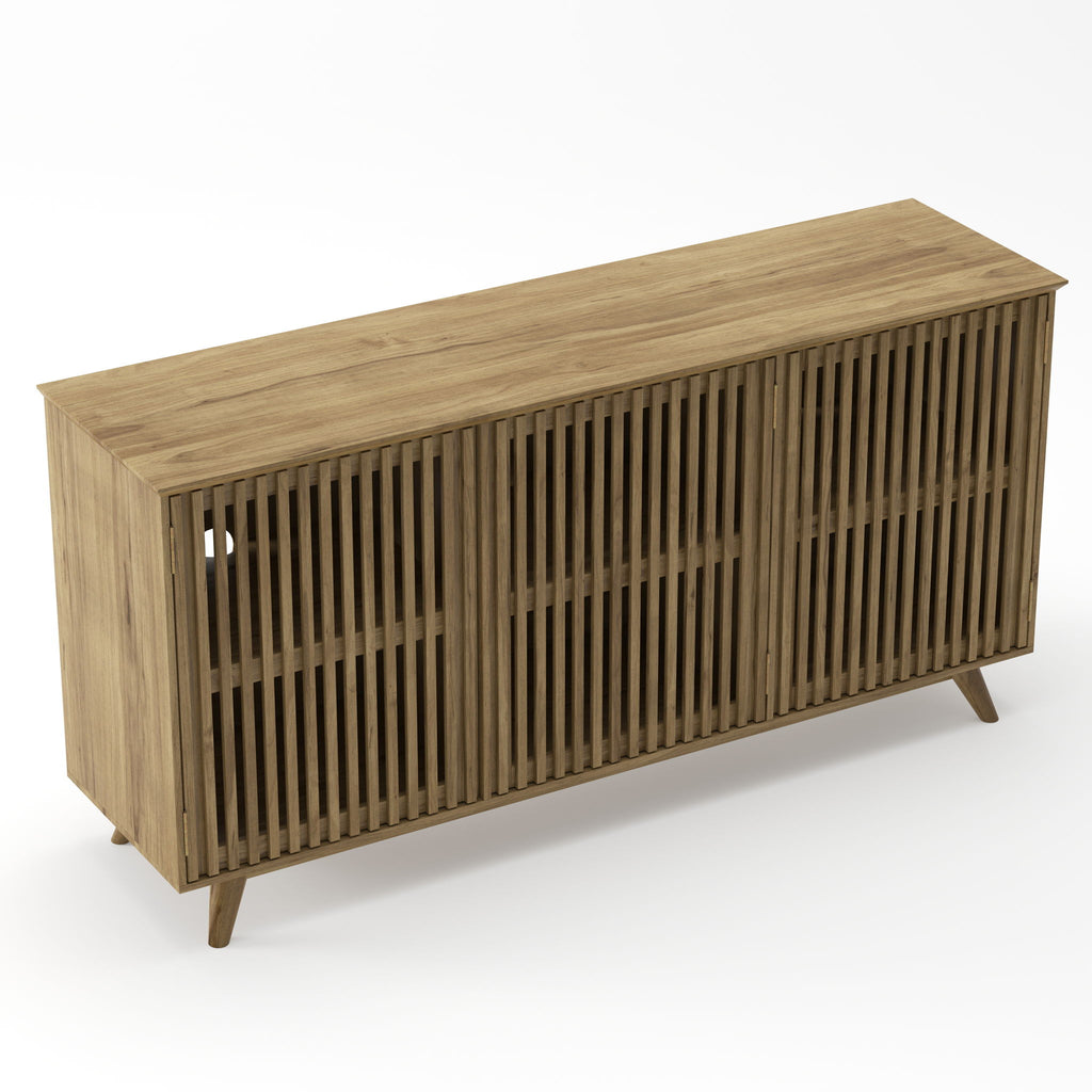 TV Stand With Adjustable Shelf - Natural