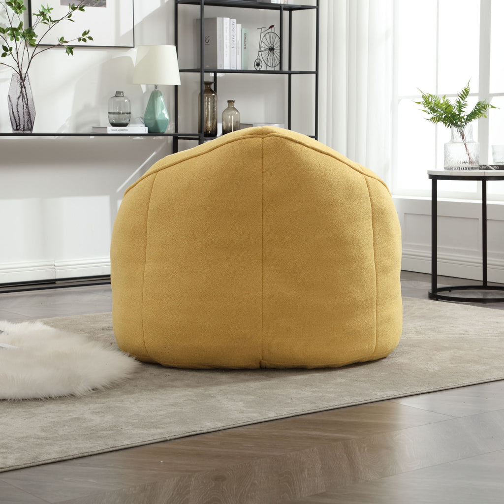 Bedding Bean Bag Sofa Chair High Pressure Foam With Footrest