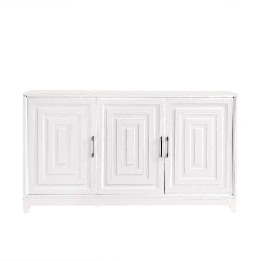 TV Stand, Media Console Cabinet With 2 Spacious Storage Space