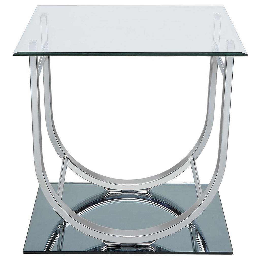 Garrett - 2 Piece Coffee Table Set - Chrome
