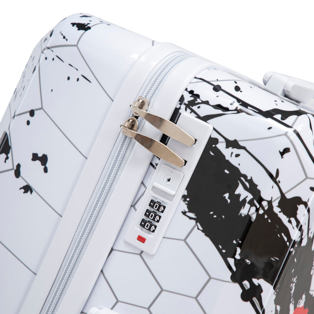 3 Piece With Combination Lock And Silent Wheels