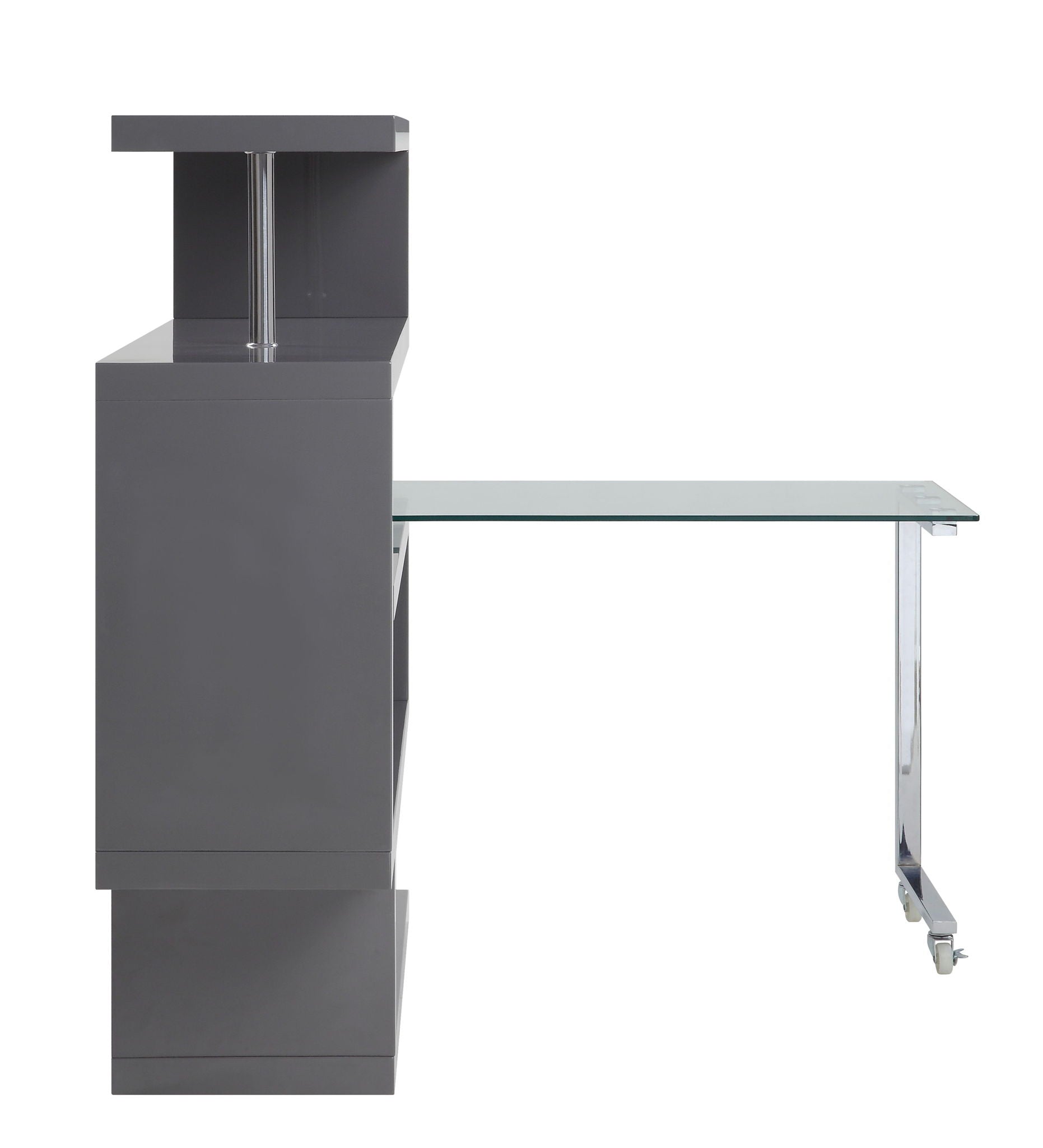 Buck II - Writing Desk With Bookshelf
