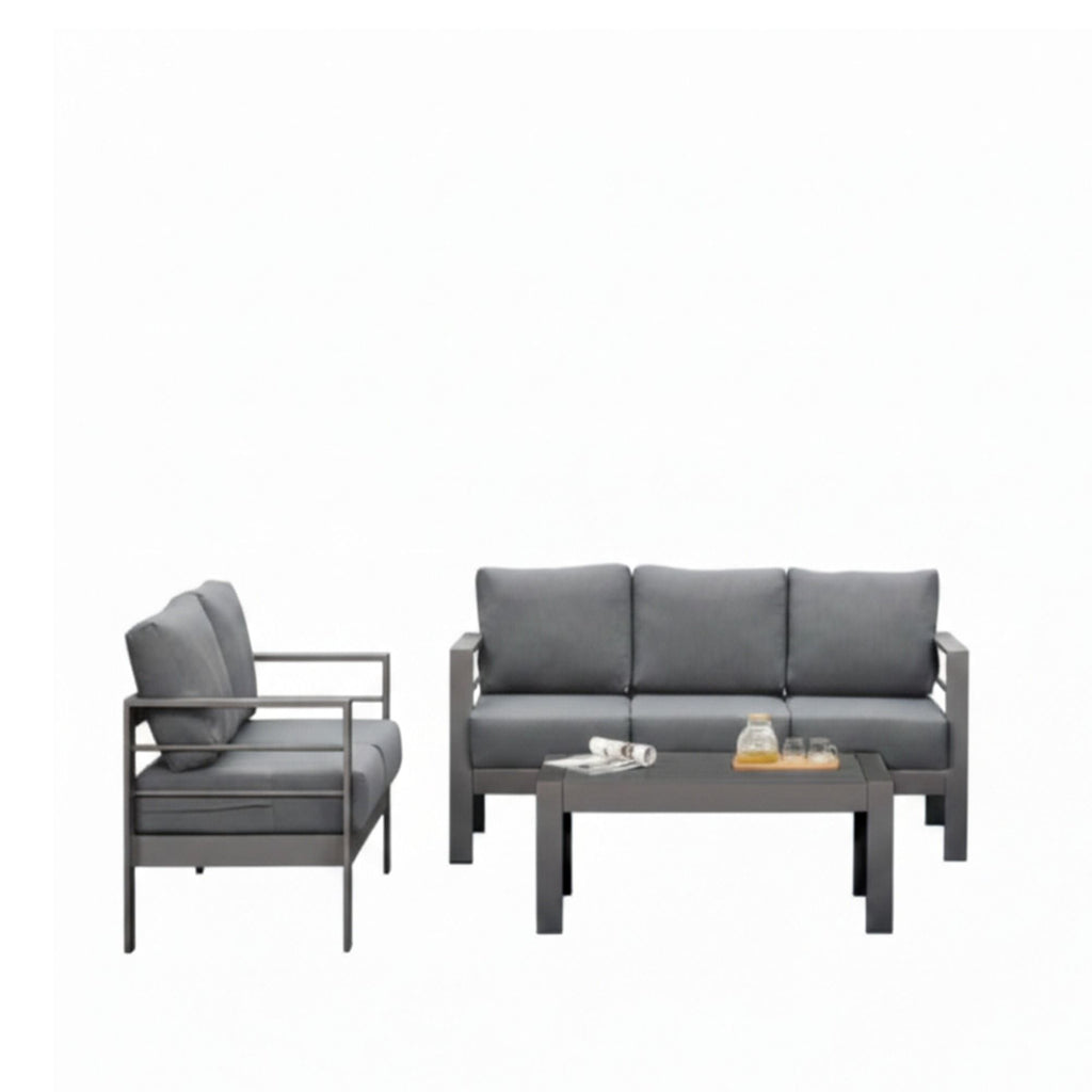 Outdoor Patio Set All-Weather With Thick Cushions