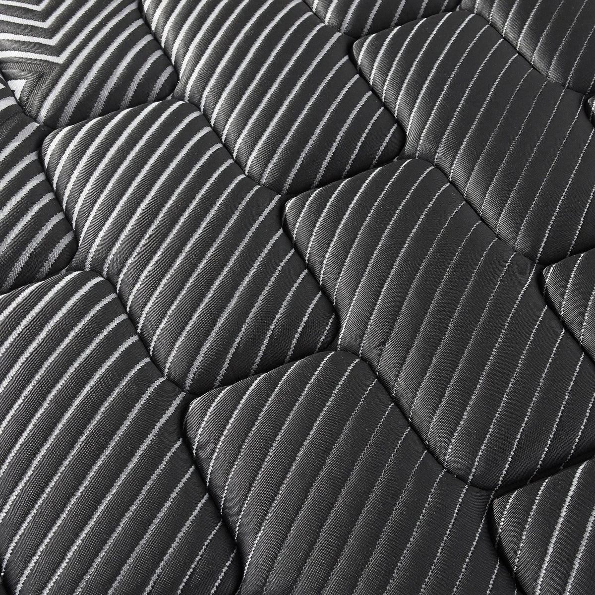 Starrett Black - 14" Euro Top Hybrid Mattress With Copper Gel And Silver Infused Foam - Sleek Black - Twin
