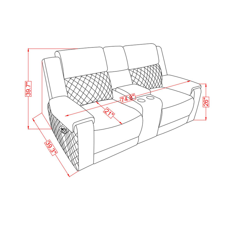 Alicia - Traditional Reclining Set