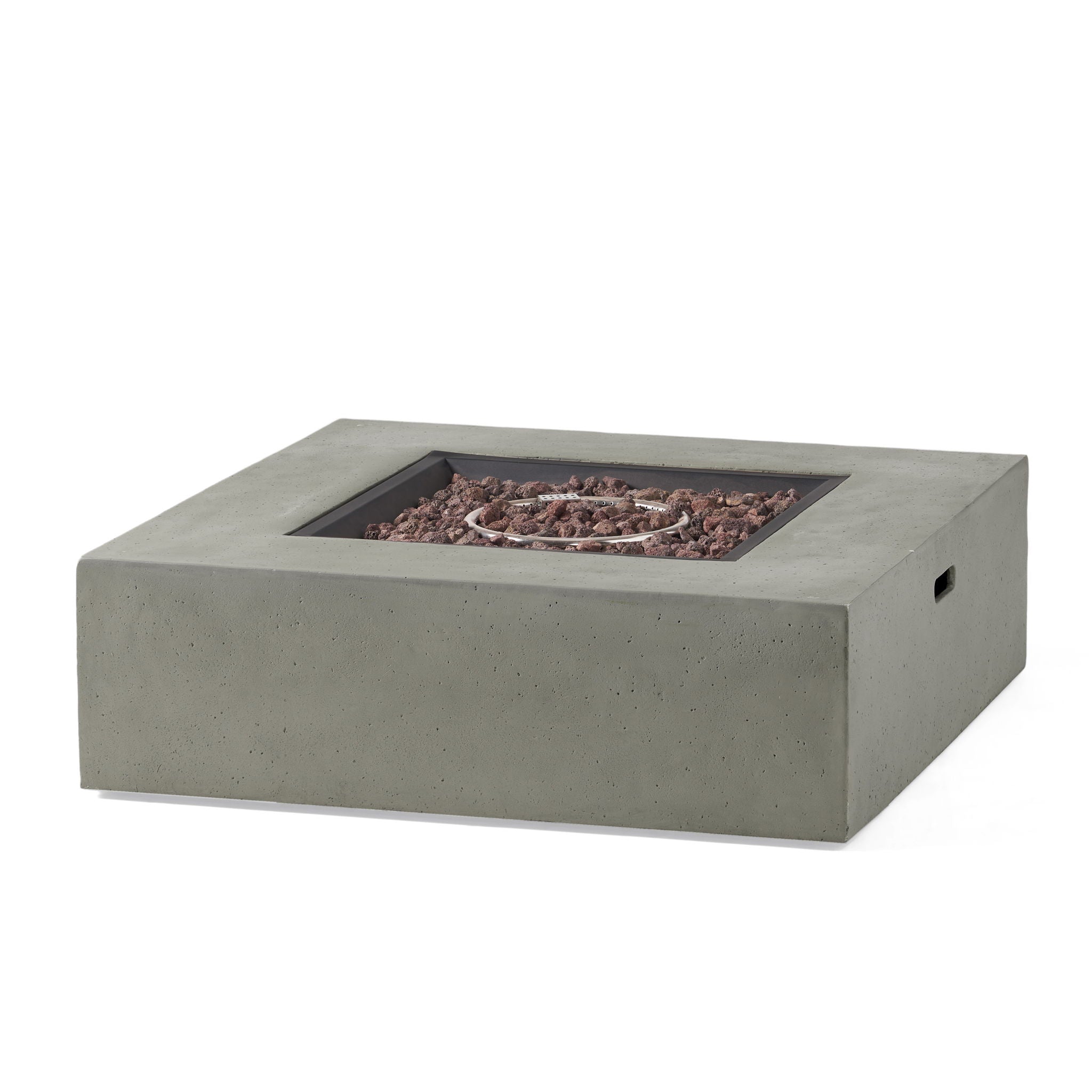 Modern 50, 000 Btu Square Fire Table With Propane Tank
