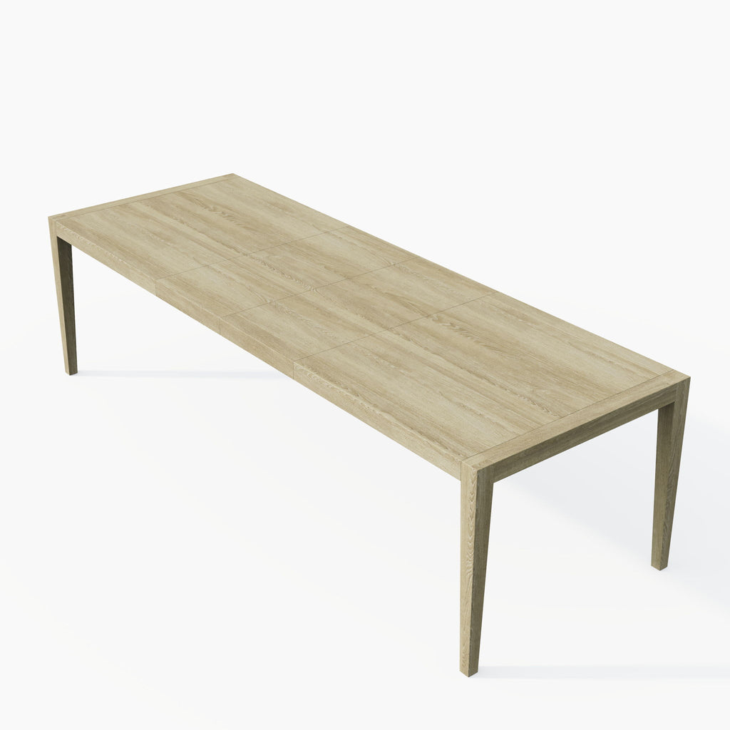 Adeline - Rectangular Dining Table With Leaves - Natural Wood Wash