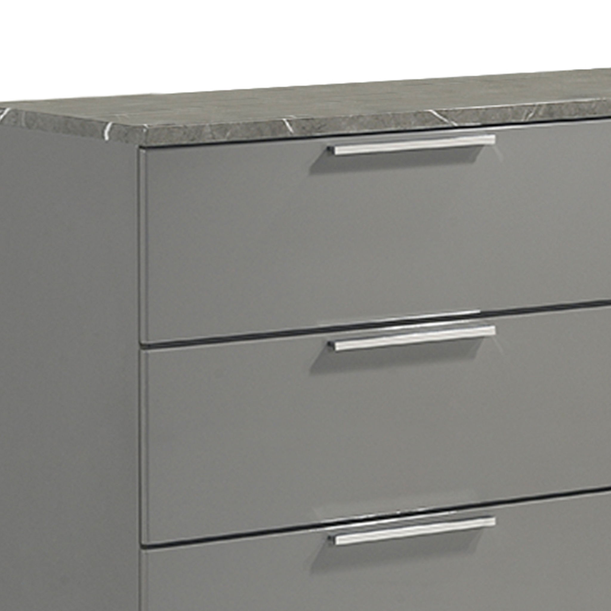 Elara - Dresser With Spacious Drawers - Gray