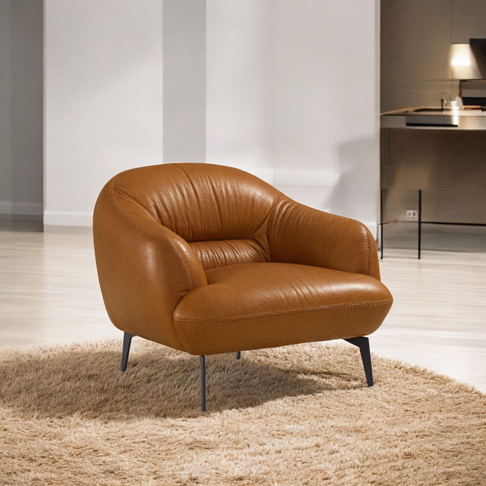 Leonia - Chair - Cognac Leather