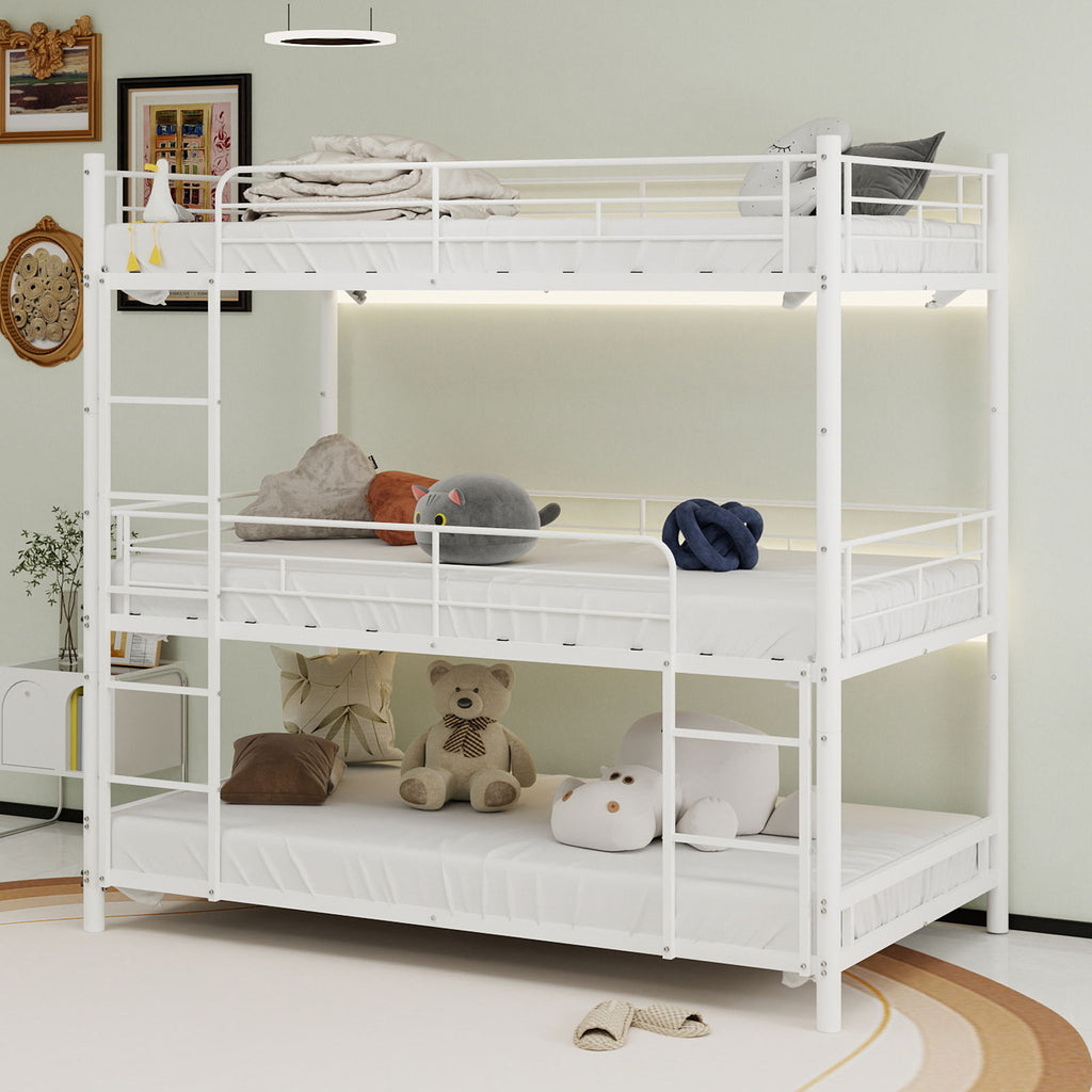 Triple Frame Bed With Built In Ladder