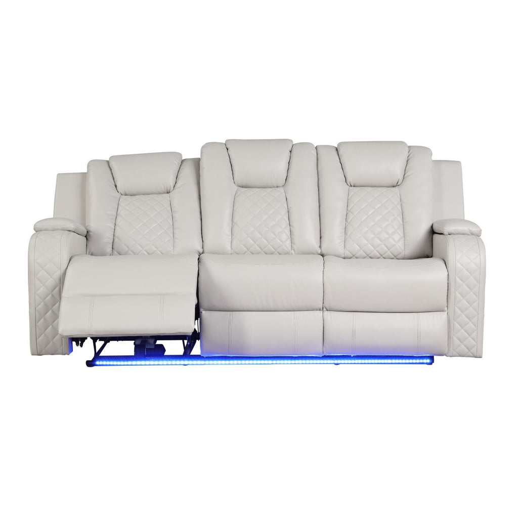 Benz - LED & Power Recliner With Adjustable Headrests And Ambient LED Lighting