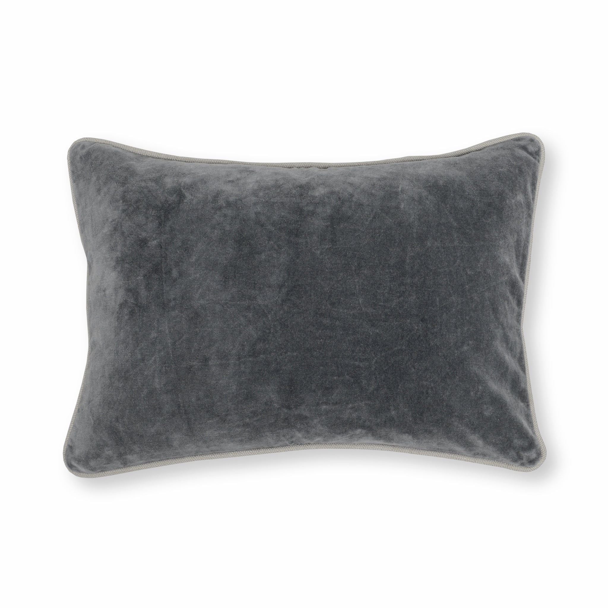 Heirloom Velvet - SLD Pillow - Stone Gray