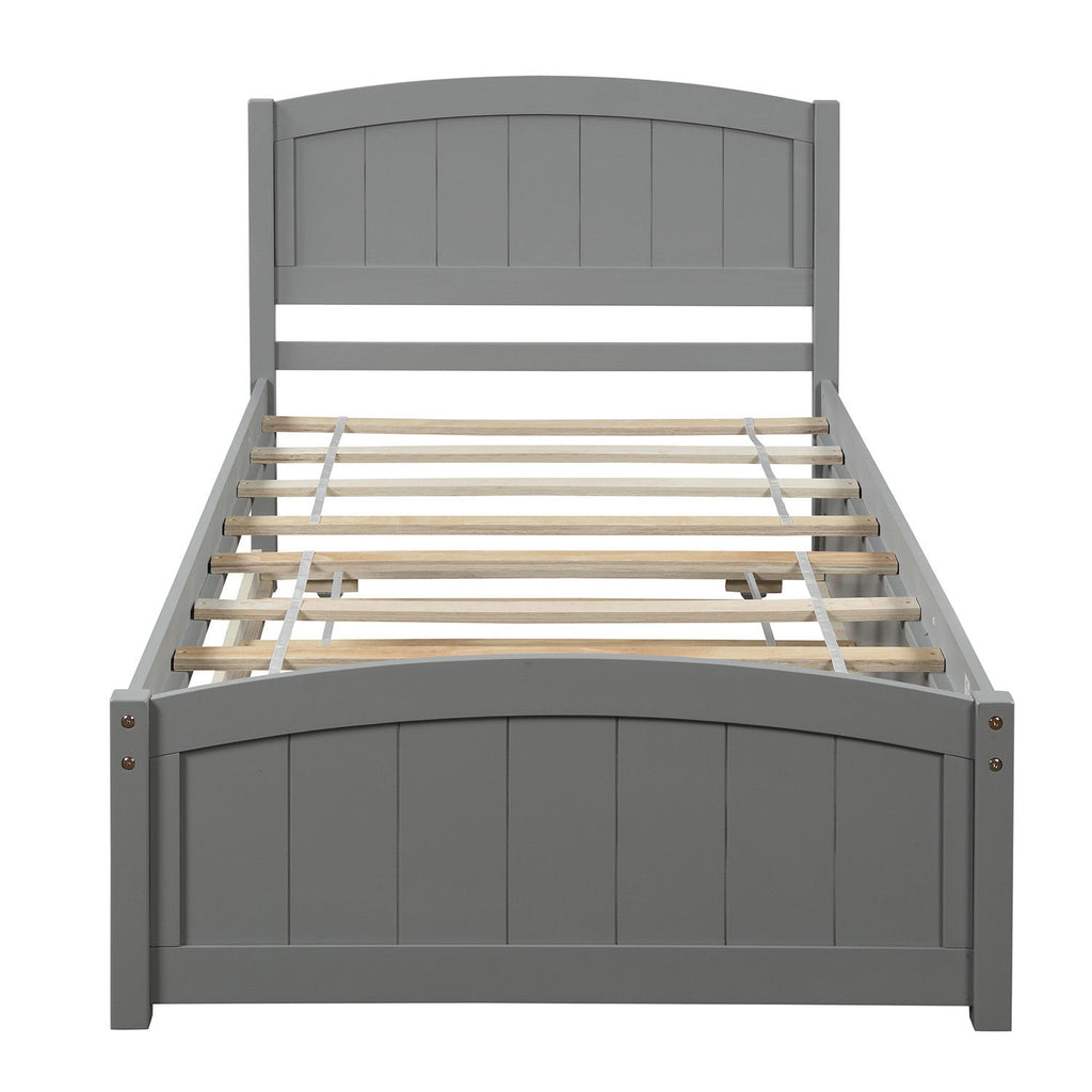 Platform Bed & Headboard, Footboard And Slat Support