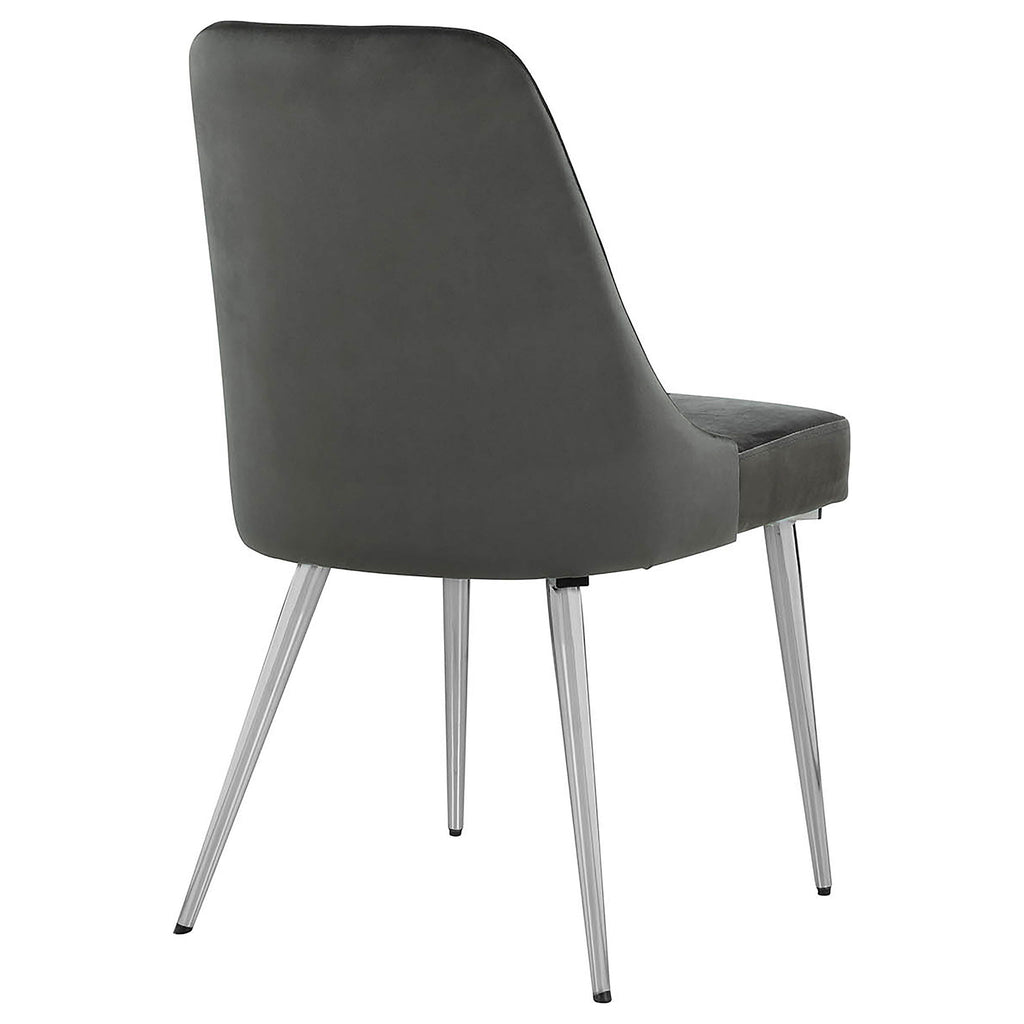 Side Chairs Upholstered With Tapered Legs (Set of 2)