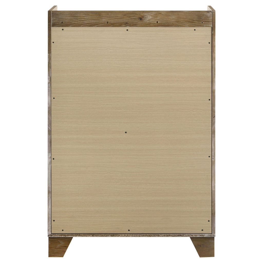 Packard - 5 Drawer Chest - Oak