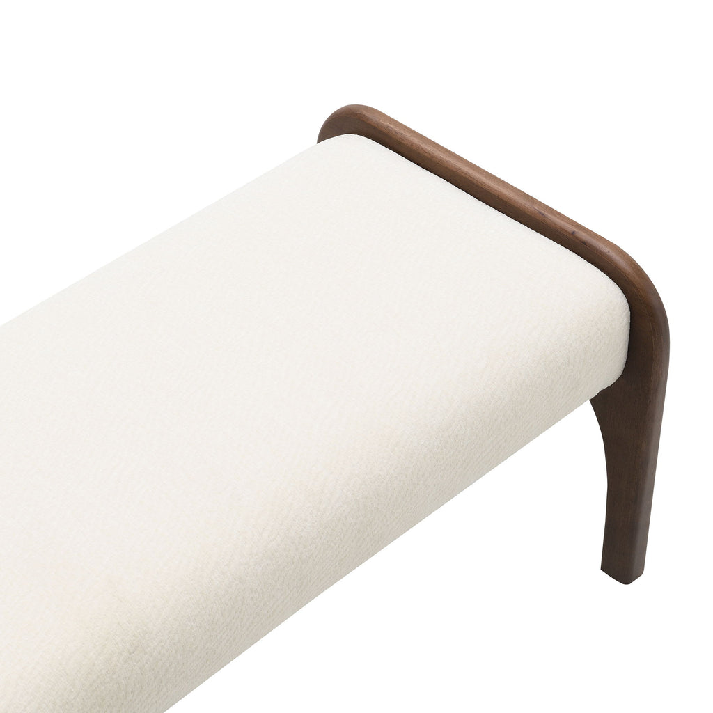 Modern Upholstered Long Bench For Kitchen