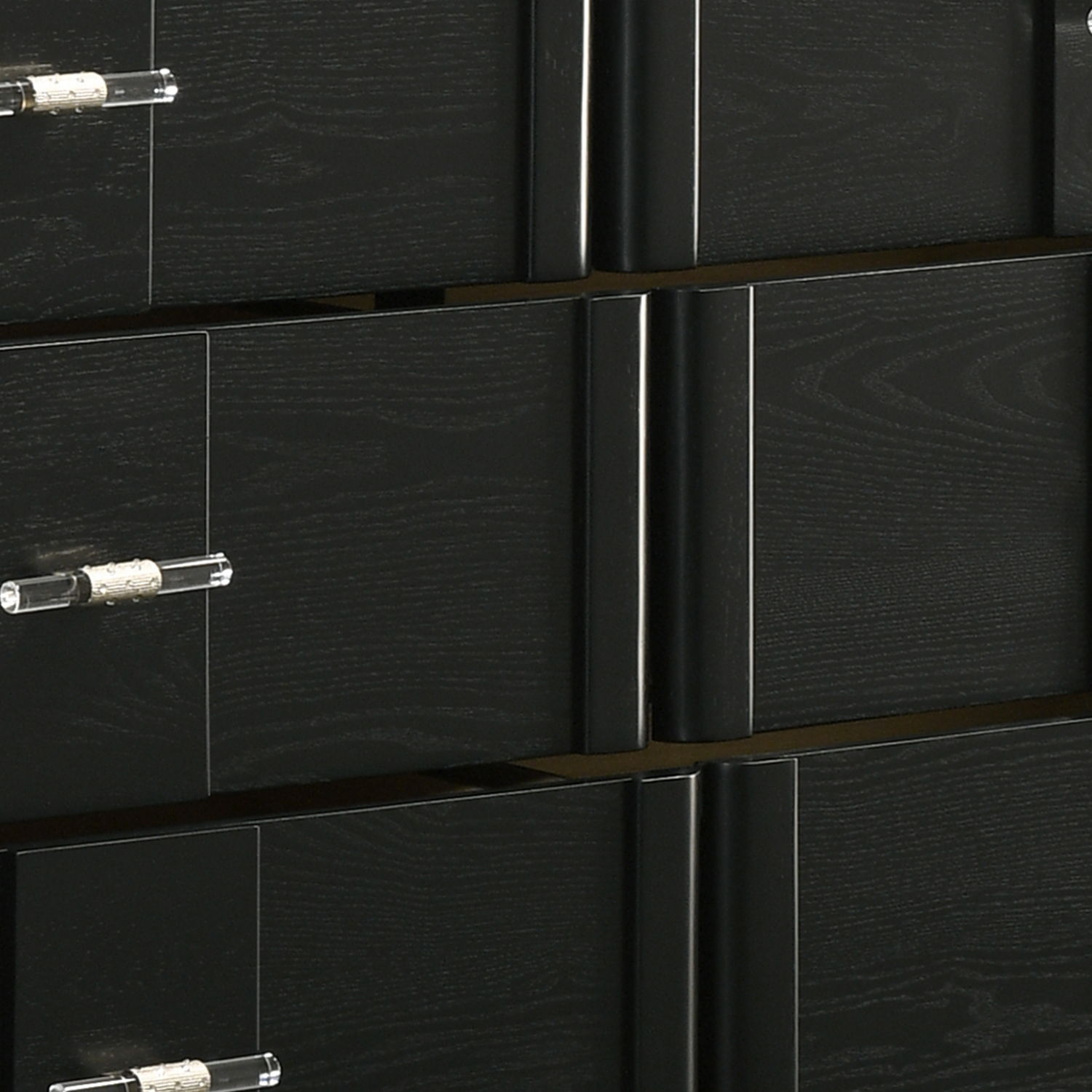 Opel - 6 Drawer Dresser - Black