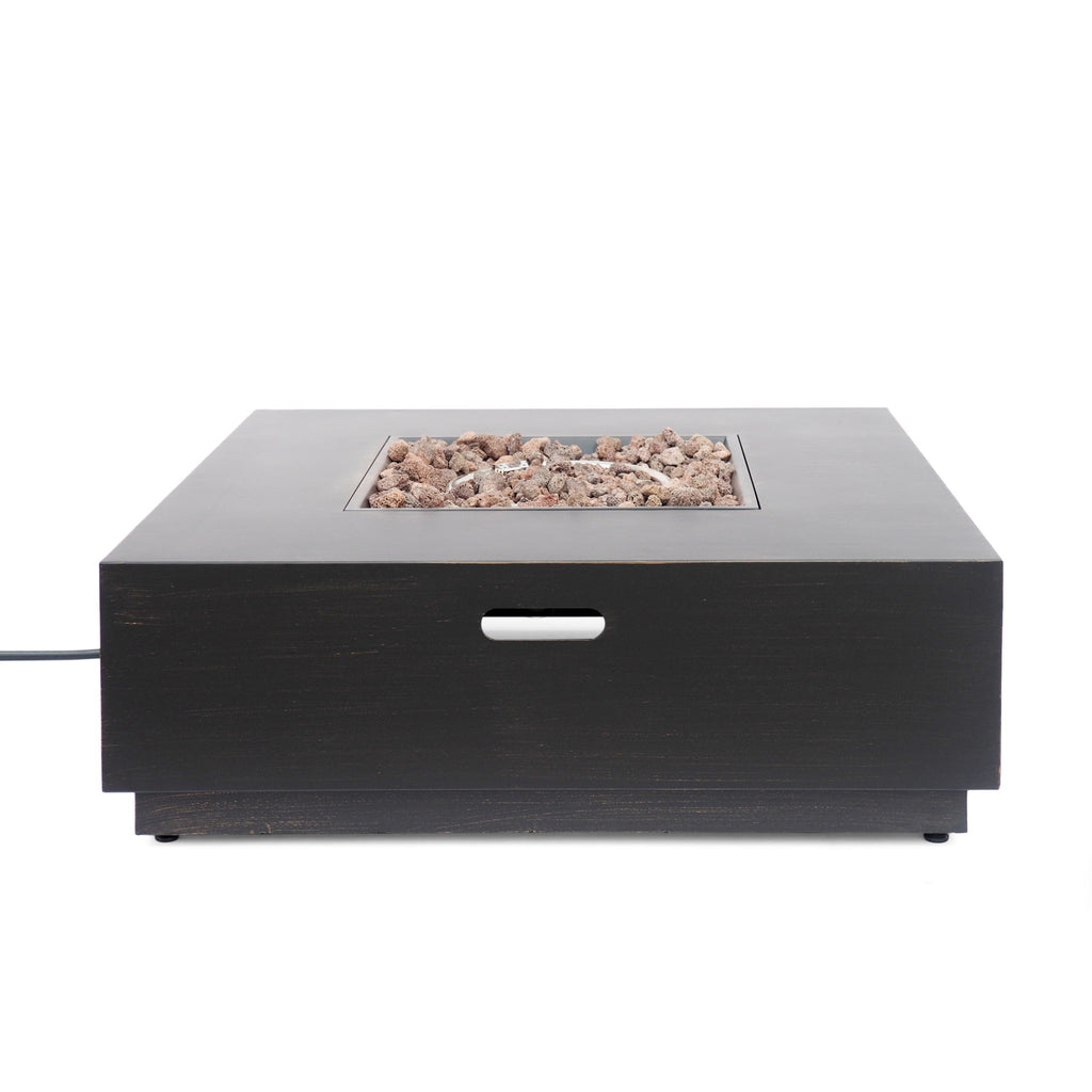 Modern Square Fire Pit With 50, 000 Btu