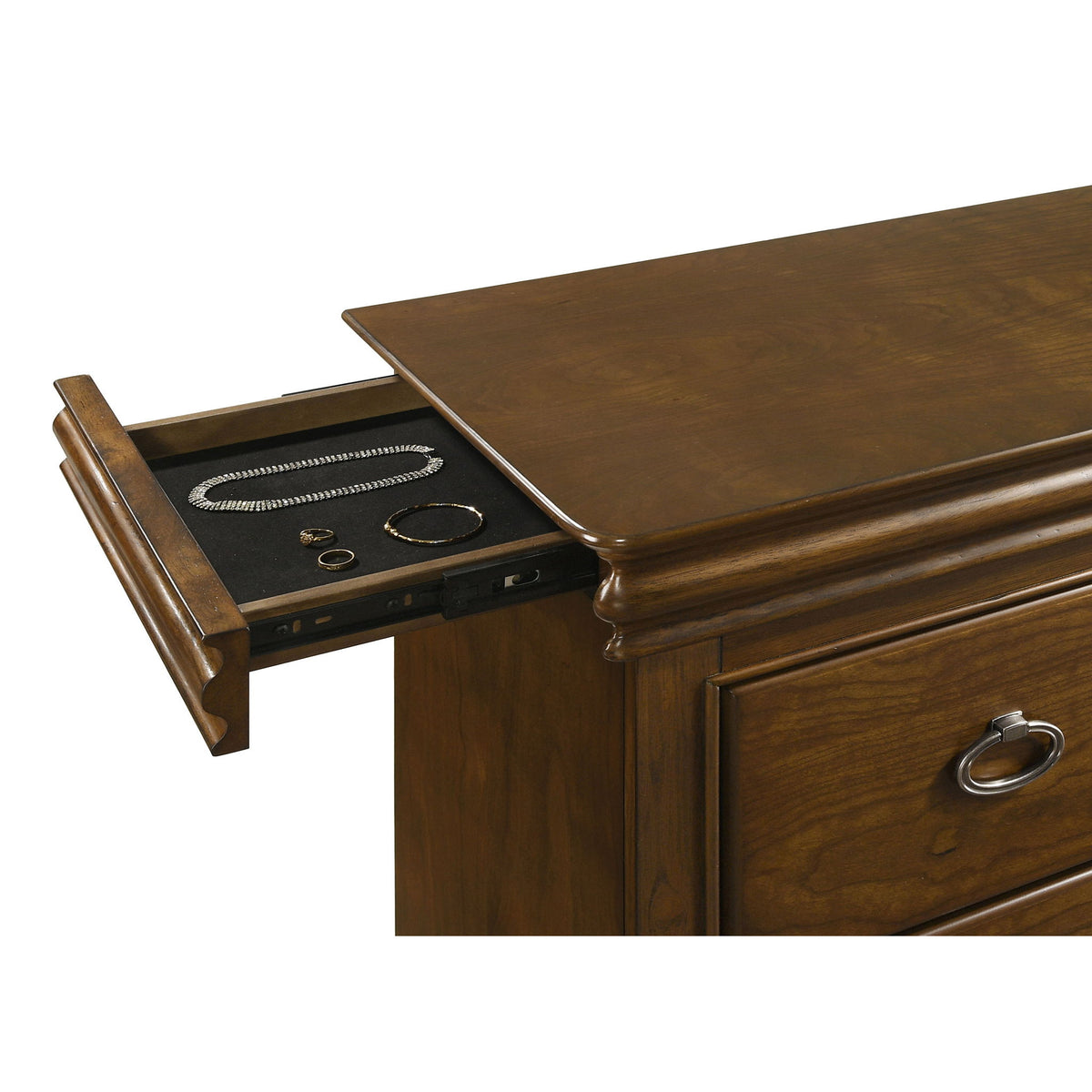 Leonide - 9 Drawer Dresser - Cherry