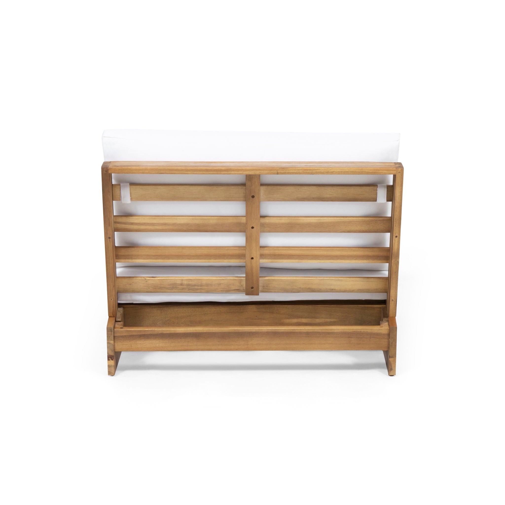 Acacia Wood Outdoor Club Chair With Cushions