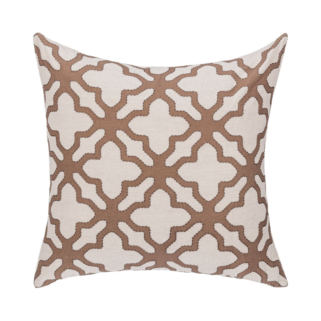 Mullan - 22" x 22"Pillow - Frothed Brown