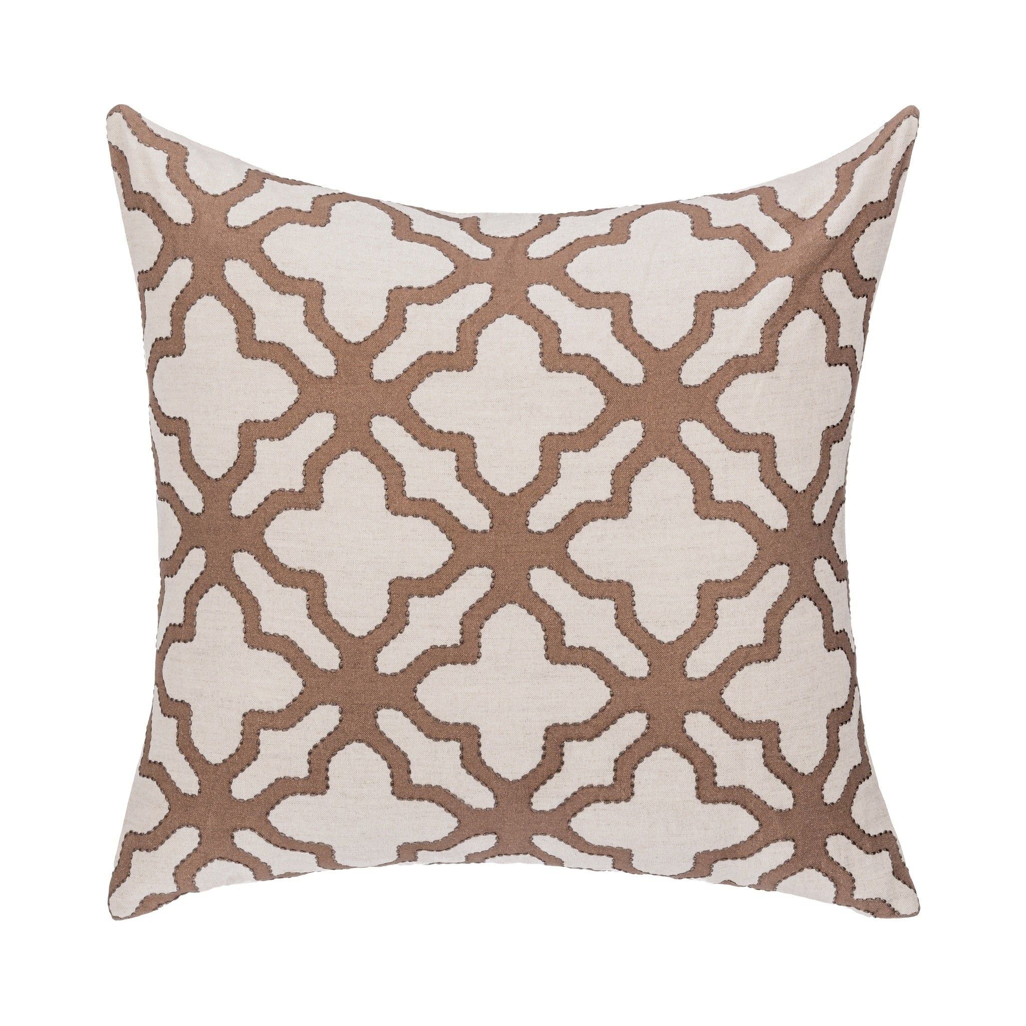 Mullan - 22" x 22"Pillow - Frothed Brown
