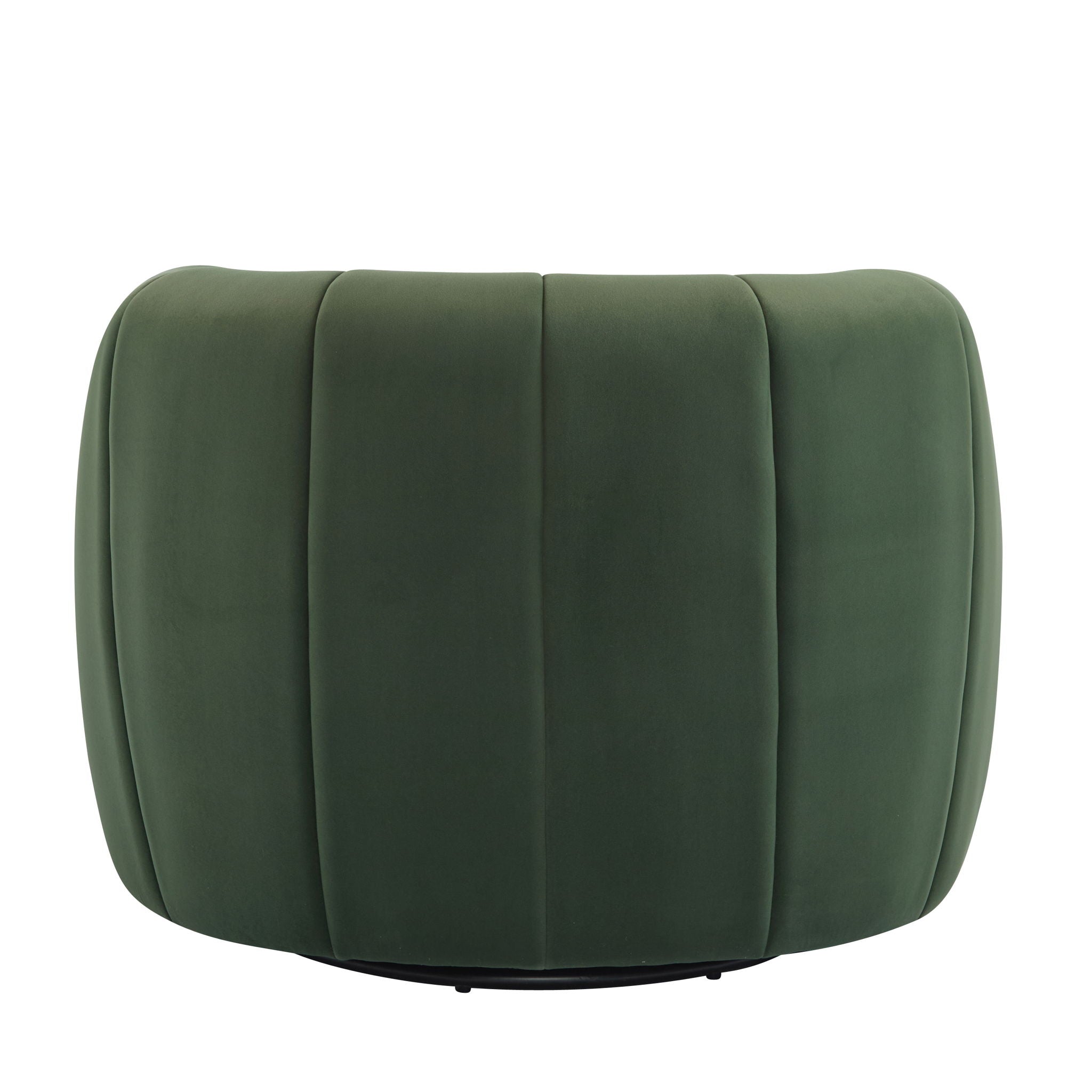 Serenizia - Upholstered Swivel Chair With Channel Tufted