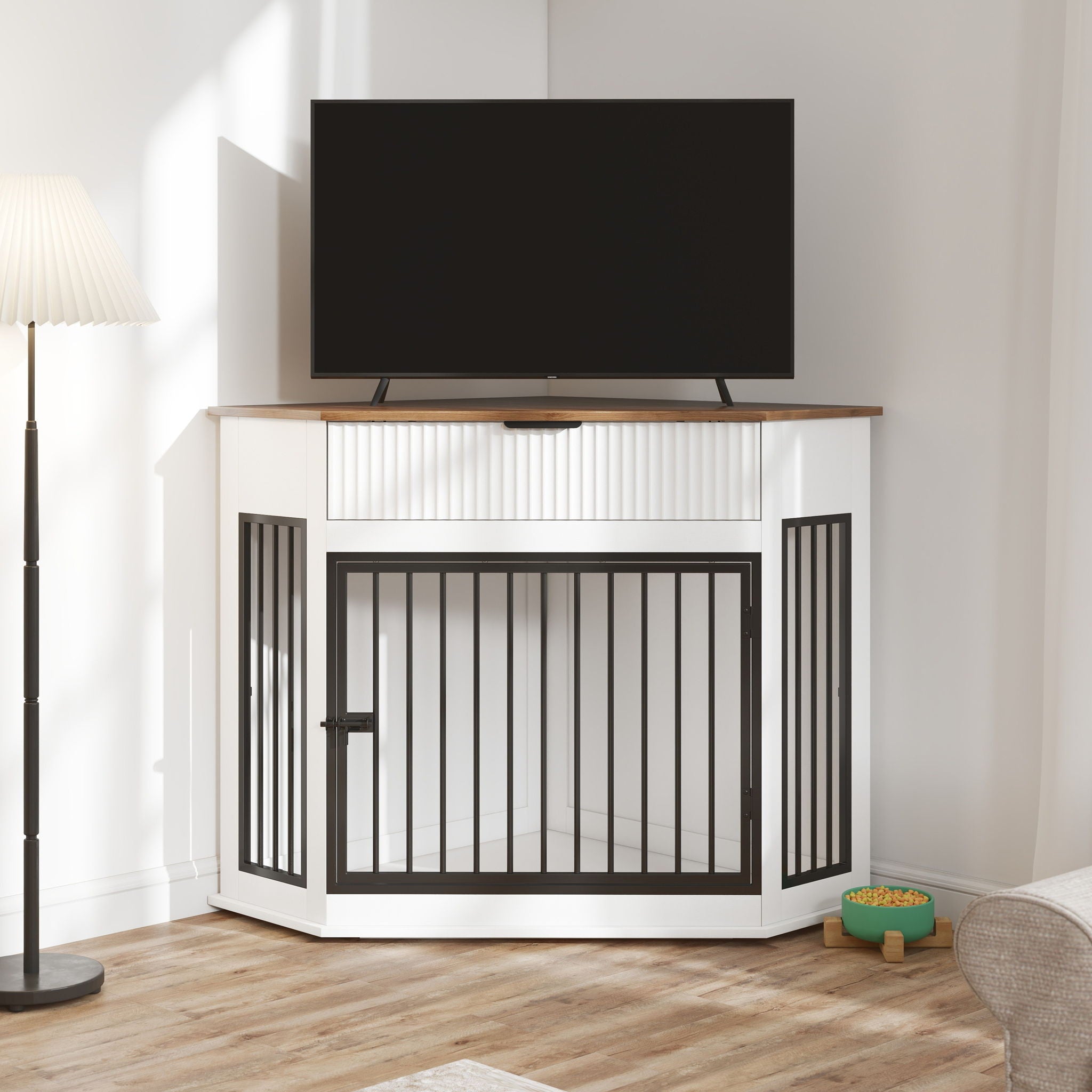 Corner Dog Crate