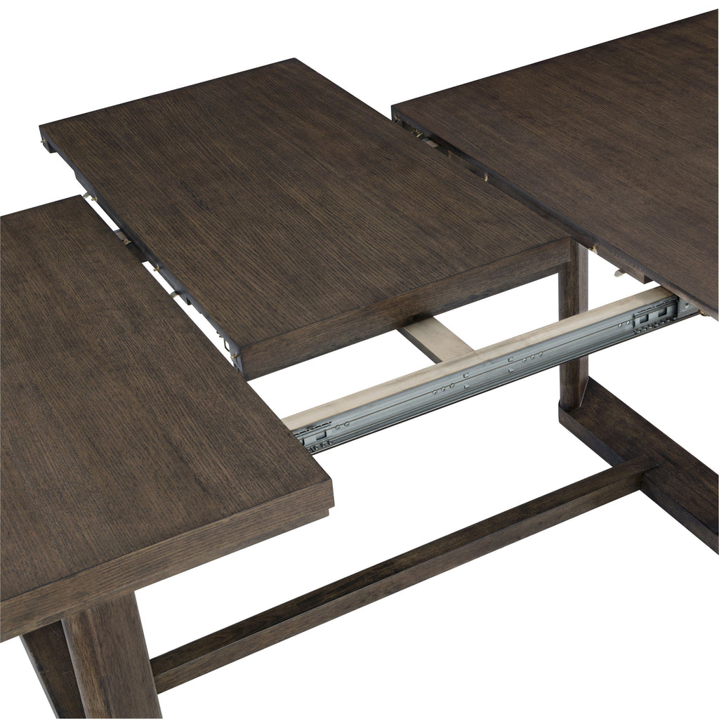Trestle Dining Table With Leaf