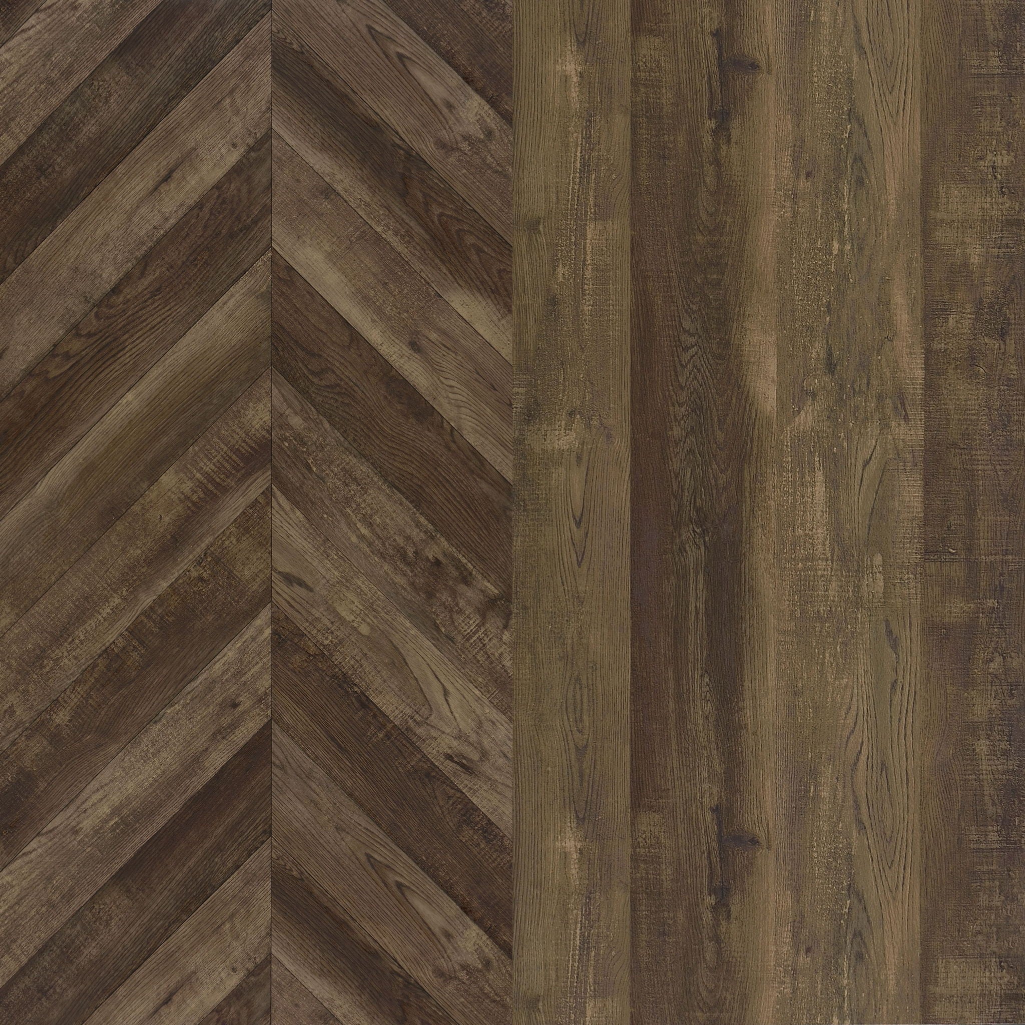 Chase - 2 Door Console With Herringbone Design - Oak