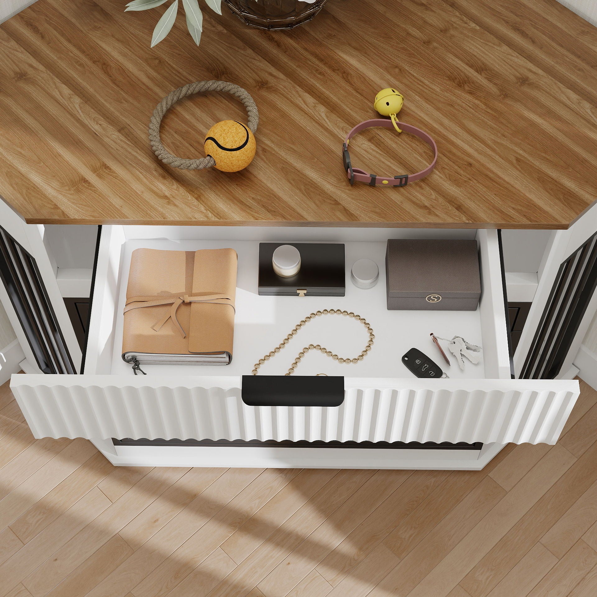 Corner Dog Crate